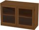 Crate Designs™ Furniture Brindle Bookcase/TV Stand with Glass Doors-0