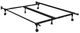 Emerald Home Vera Black Queen/King Adjustable Metal Bedframe-0