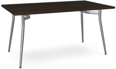Amisco Customizable Alys 31" Rectangular Table with 60" Solid Birch Top