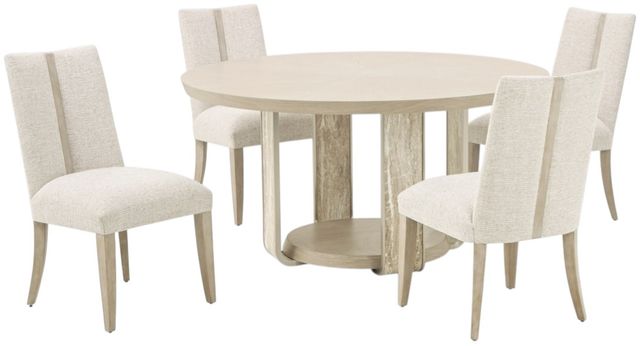Michael Amini® Lotus Bay Sand 60'' Round Dining Table-2