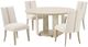 Michael Amini® Lotus Bay Sand 60'' Round Dining Table-2