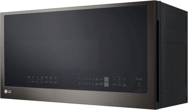 LG 2.0 Cu. Ft. PrintProof® Black Stainless Steel Over The Range Microwave-4