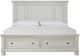 Signature Design by Ashley® Robbinsdale Antique White California King Storage Panel Bed-2