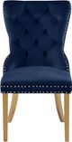 Meridian Furniture Carmen Navy Velvet Dining Chair-1