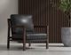 International Furniture Direct Milan II Licorice Chair-5