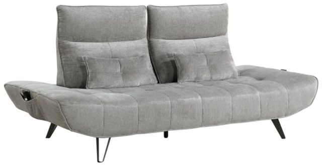 Homelegance® Quonsett Gray Sofa with Power Adjustable Seat Depth and Manual Adjustable Headrests-3
