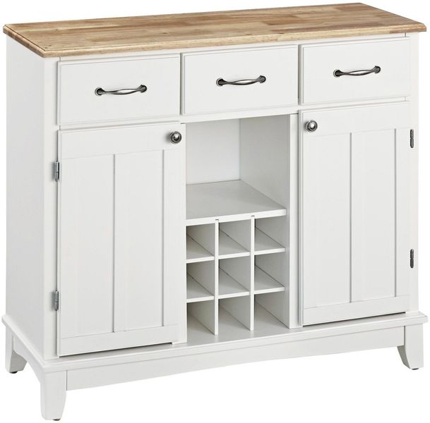 homestyles® Buffet Of Buffets Natural Wood/White Server | Fischer ...
