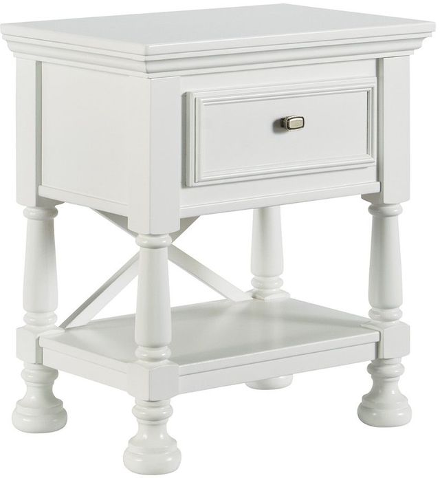 Signature Design by Ashley® Kaslyn 5-Piece White Twin Panel Bed Set-2