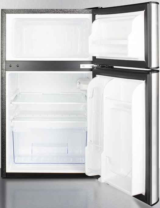 Summit® 19" 3.2 Cu. Ft. Stainless Steel Compact Refrigerator-1