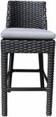 CabanaCoast® Customizable Brighton Wicker Outdoor Bar Stool-1