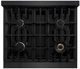 ZLINE Classic Series Autograph Edition 30" Black Stainless Steel Pro Style Gas Range with Champagne Bronze Accents-4