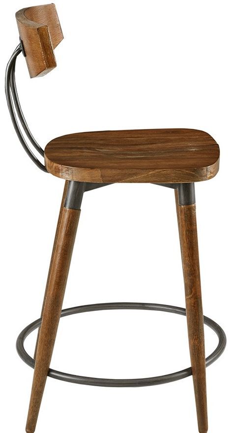 Olliix by INK+IVY Brown Frazier 24" Counter Stool-2