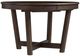 Intercon West End Saddle Modern Round Table-0