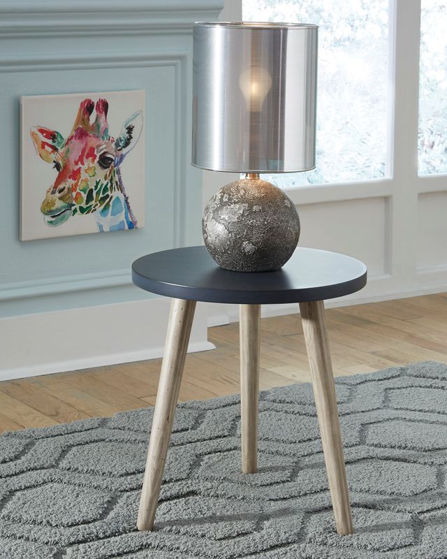 Signature Design by Ashley® Fullersen Blue Accent Table with Light Tan Base-2
