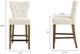 Olliix by Madison Park Cream Avila Tufted Back Counter Stool-1