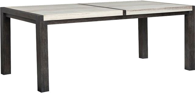 Magnussen Home® Plum Creek Ravenwood Black Rectangular Dining Table with Marble Top-0
