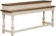 Liberty Furniture Morgan Creek 4-Piece Antique White/Ivory/Wirebrushed Tobacco Console Table Set-2
