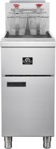 FORNO® 4 Burner Stainless Steel Commercial Natural Gas Deep Fryer-0