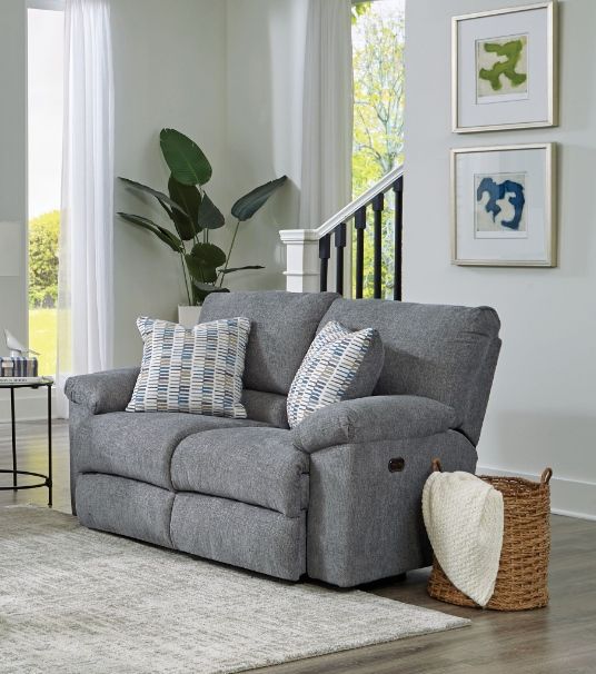 Catnapper® Tyler Stonewash Power Reclining Loveseat-2
