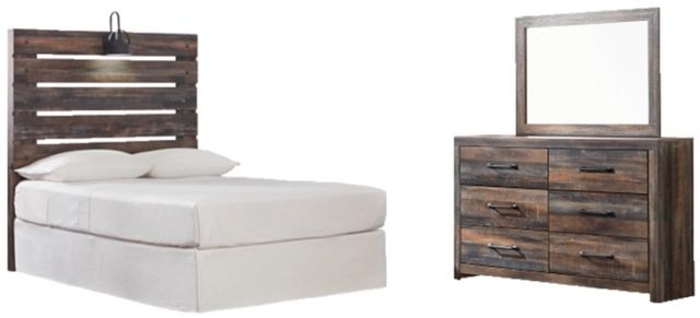 Signature Design by Ashley® Drystan 3-Piece Multi-Color Twin Panel Headboard Set-0