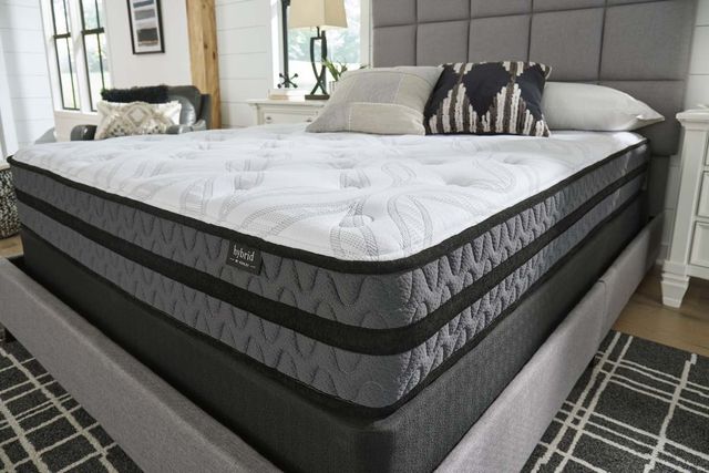 Sierra Sleep® by Ashley® 10" Hybrid Medium Tight Top Queen Mattress in a Box-4