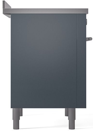 Ilve® Professional Plus II 36" Blue Grey Pro Style Induction Range-3