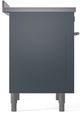 Ilve® Professional Plus II 36" Blue Grey Pro Style Induction Range-3