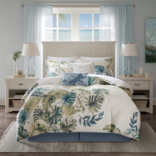 Olliix by Harbor House 6 Piece Multi King Lorelai Cotton Printed Comforter Set-2