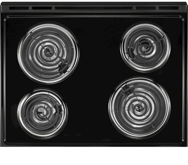 Whirlpool® 30" Black On Stainless Slide In Electric Range-1