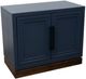 Legends Home Nora Blue Denim/Whiskey 2-Door Base Cabinet-0