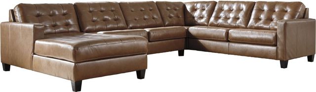 Signature Design by Ashley® Baskove 4-Piece Auburn Left-Arm Facing Sectional and Chaise-0