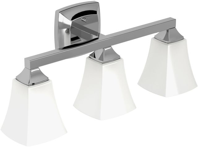 Moen® Voss™ Chrome Three Globe Bath Light-0