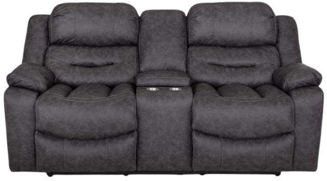 Franklin™ Decker Easter Slate Power Reclining Loveseat-1