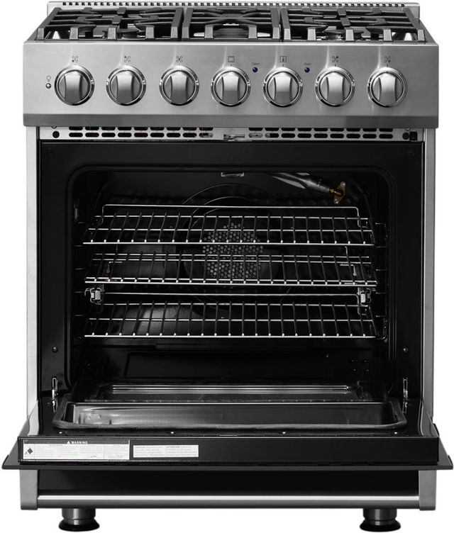 Viking® 3 Series 30" Onyx Pro Style Natural Gas Range-1