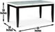 Steve Silver Co. Westby White Marble Top Dining Table with Ebony Base-2