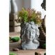 A & B Home Gray 6" Bust Wall Planter-4