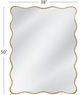 Bassett Mirror Hadar Gold Leaf Wall Mirror-4