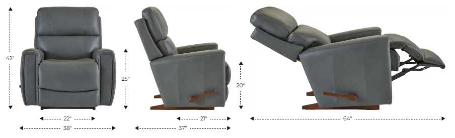 La-Z-Boy® Apollo Graphite Manual Rocking Recliner | Dewey