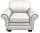 La-Z-Boy® Mackenzie Ivory Leather Chair-1