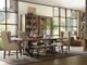 Hooker® Furniture Hill Country Bandera Saddle Brown Dining Table with Anthracite Black Base-1