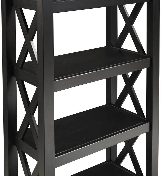 Linon Davis Black Bookcase-2