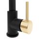 ZLINE Autograph Edition Matte Black Pull Down Spring Single Handle Kitchen Faucet-1