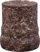 TOV Furniture Cilla Red Concrete/Faux Levanto Marble Indoor/Outdoor Side Table-0