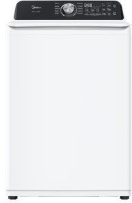 Midea® White Top Load Washer & Gas Dryer Laundry Pair-1