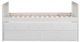Mazin Furniture Galen White Twin/Twin Youth Captains Bed With Trundle-0