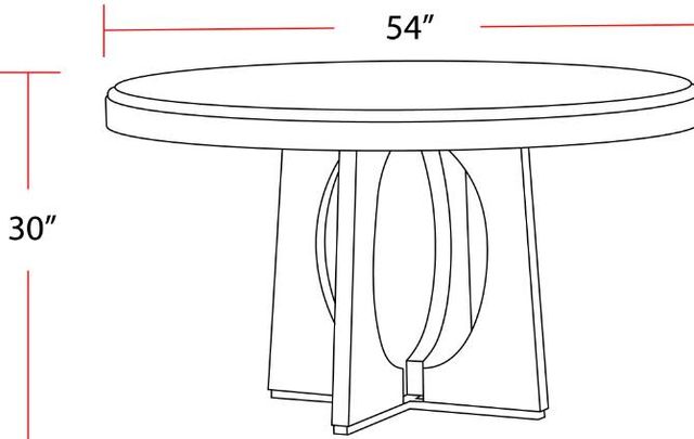 Parker House® Escape 5-Piece Glazed Natural Oak/Mirage Mist Dining Set-2