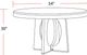 Parker House® Escape 5-Piece Glazed Natural Oak/Mirage Mist Dining Set-2