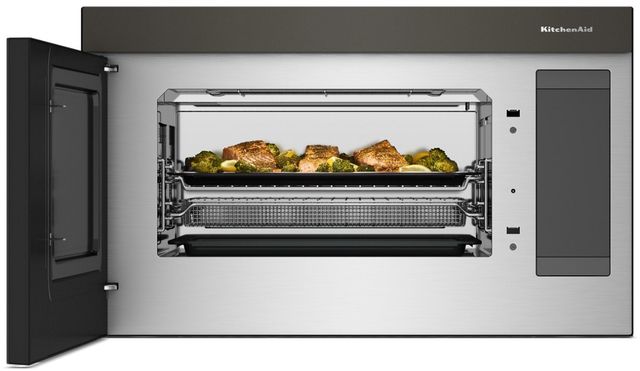 KitchenAid® 1.1 Cu. Ft. Black Ore Over The Range Microwave-3