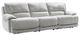 Steve Silver Co. Olsen 3-Piece Silver Dual-Power Reclining Set-2