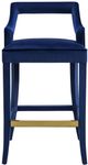 TOV Furniture Tiffany Navy Velvet Counter Stool-3